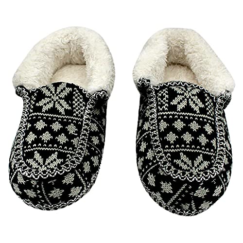 Pantufa Unissex Bariloche Preto/Cinza M 35/37 Zona Criativa - 10071308