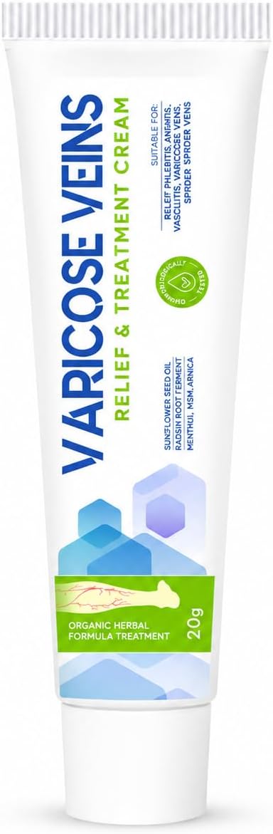 Varicose Veins Cream for Legs with Soothing Relief