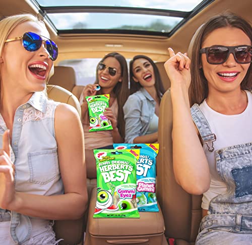 Efrutti Planet Gummies And Gummy Eyeballs- Tik Tok Candy Variety Pack, Asmr Candy, Individually Wrapped Soft Juicy Candy And Gel Center, With Nosh Pack Mints (4 Pack) #TOP4