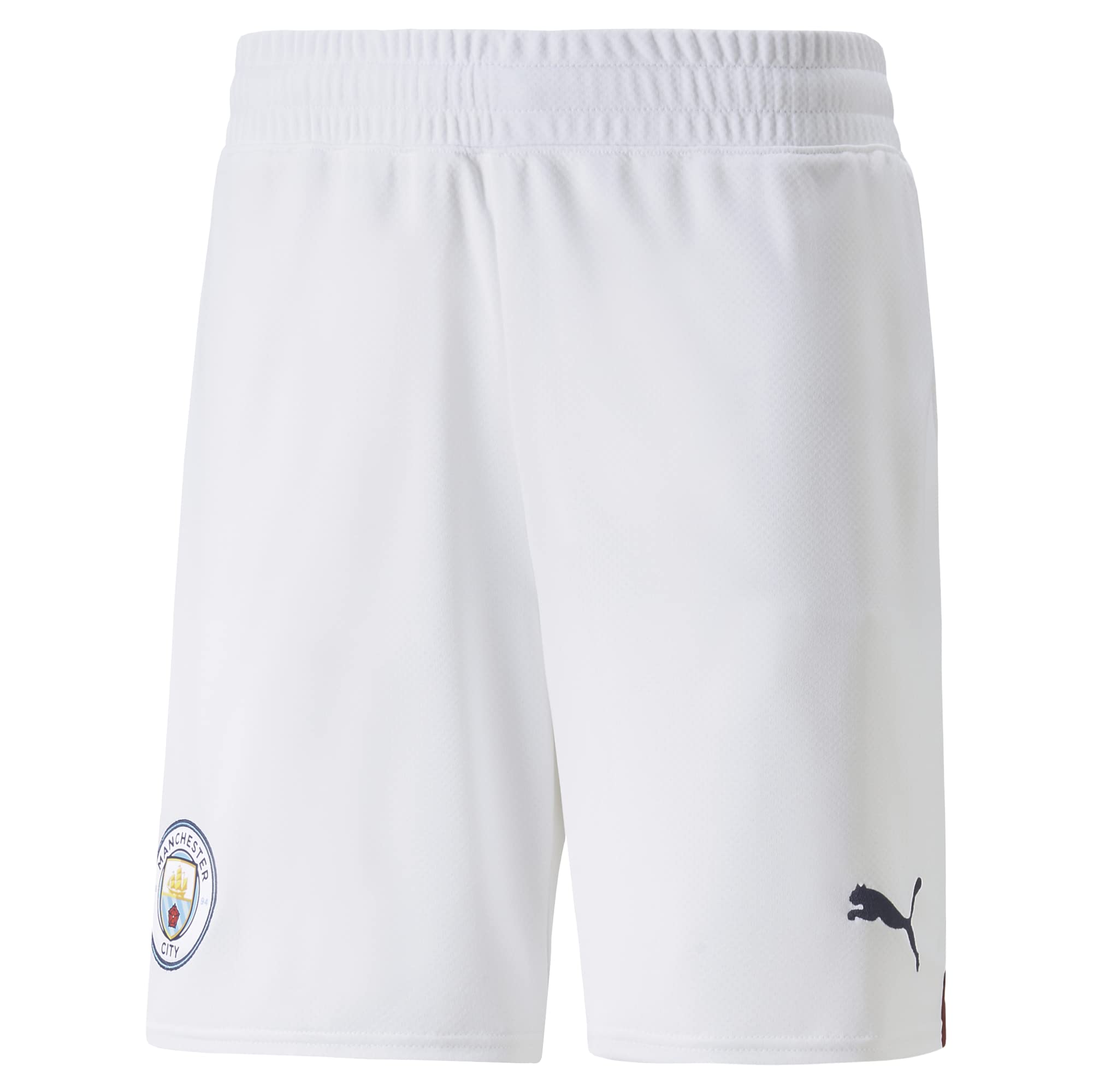 Puma MCFC Shorts Replica Homme, Peacoat-Whisper White, FR : L (Taille Fabricant : L)