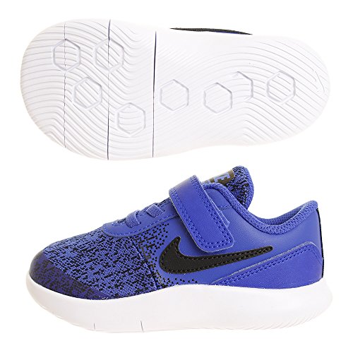 Nike Baby Boy's Tanjun Sneakers, Racer Blue Black White, 9 Toddler