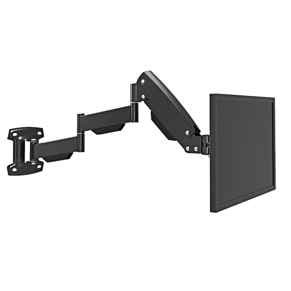 Pied Ecran PCSupport De Moniteur en Acier, Bras De Moniteur à Ressort à Gaz Super Long Mural, Support Télescopique Rotatif pour écran De 19-27 Pouces, Peut Supporter 3-8 Kg / 6,6-17,6 LB