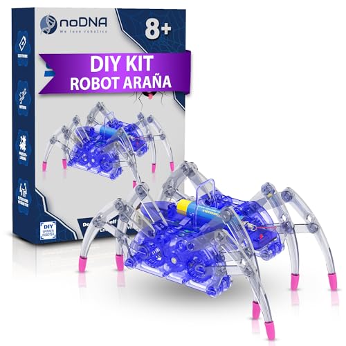 noDNA Robot araña Juguetes para niños Kit Robótica Educativa Robot Juguete Regalos Navidad para Niños de 8 Años