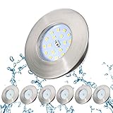 【Kein Transformator erforderlich】Led- einbaustrahler direkter Anschluss an 230V, kein zusätzlicher Anschluss an den Transformator, Eingebauter Kühlkörper, einfache Installation