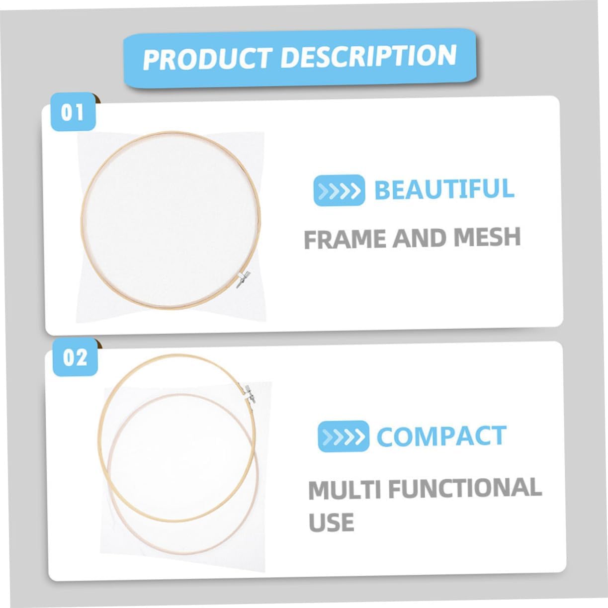 Unomor 2pcs DIY Paper Making Frame Round Wooden Mould for Craft Projects for Art Environmental Learning Easy to Use Papermaking Screen
