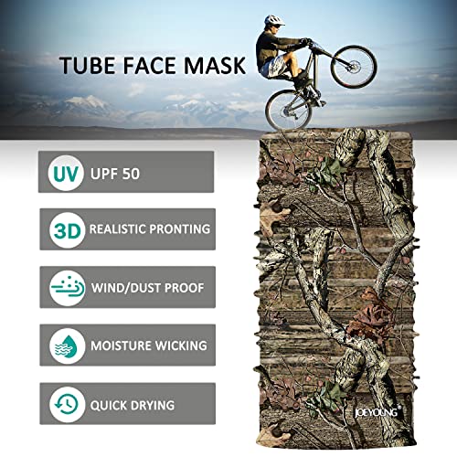 Image of JOEYOUNG Skull Face Mask UV Sun Dust Neck Gaiter Bandana Headwear Motorcycle