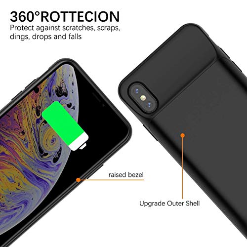 Indigi Ultra Slim 6000Mah Iphone Xs Max Powercase Raised Edge & Led Indicator #TOP3