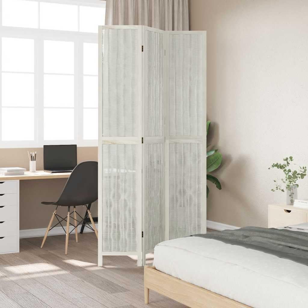 Paravent en branches de saule, séparateur de pièce pour salon et création d'intimité avec cadre robuste en bois massif
