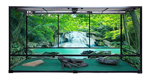 Carolina Custom Cages, 72Lx24Wx36H Giant Deep Extra-Tall Terrarium; Easy Assembly