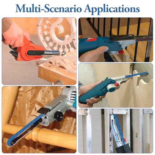 10 Stück Zirkonkorund Schleifbänder 13 x 457 mm.Je Körnung 10 x 40 für Black & Decker Powerfeile Schleifpapier schleifband Set10 Stück Zirkonkorund Schleifbänder 13 x 457 mm.Je Körnung 10 x 40 für Bla