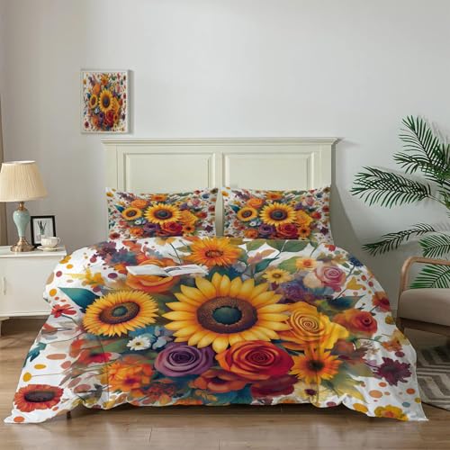 Fermeture éclair pratique sur cette housse de couette 140x200 cm - 4