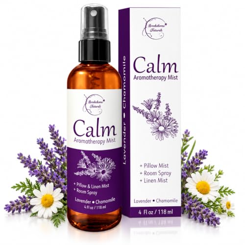 Brookethorne Naturals Calm Aromatherapy Mist | Lavender Pill...
