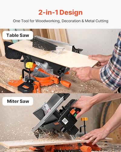 VEVOR 8-1/4 inch Miter/Table Saw