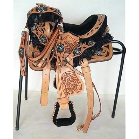 Blue Lake Hochwertiger Westernsattel aus Leder Cover