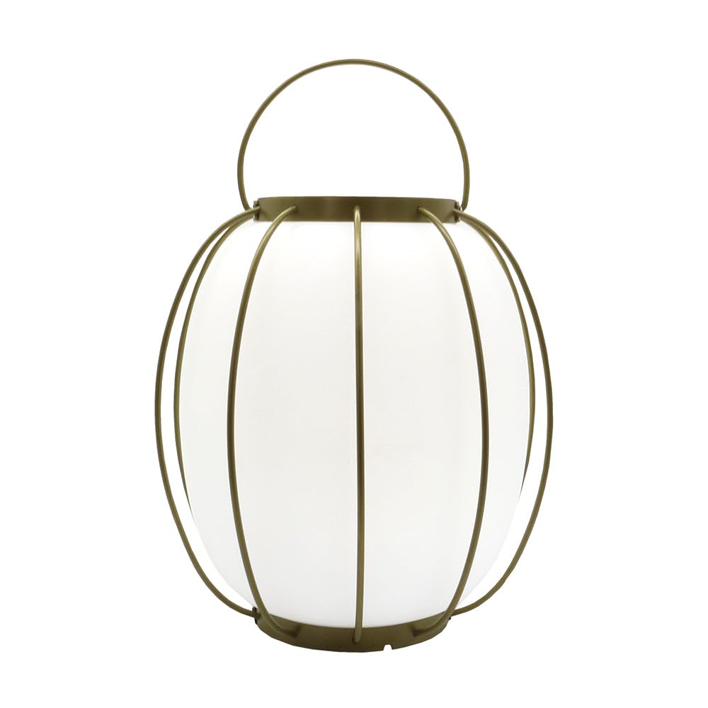 LumiskyWireless Table Lamp Metal Handle Gold LED Warm White/Cool White Height 27cm