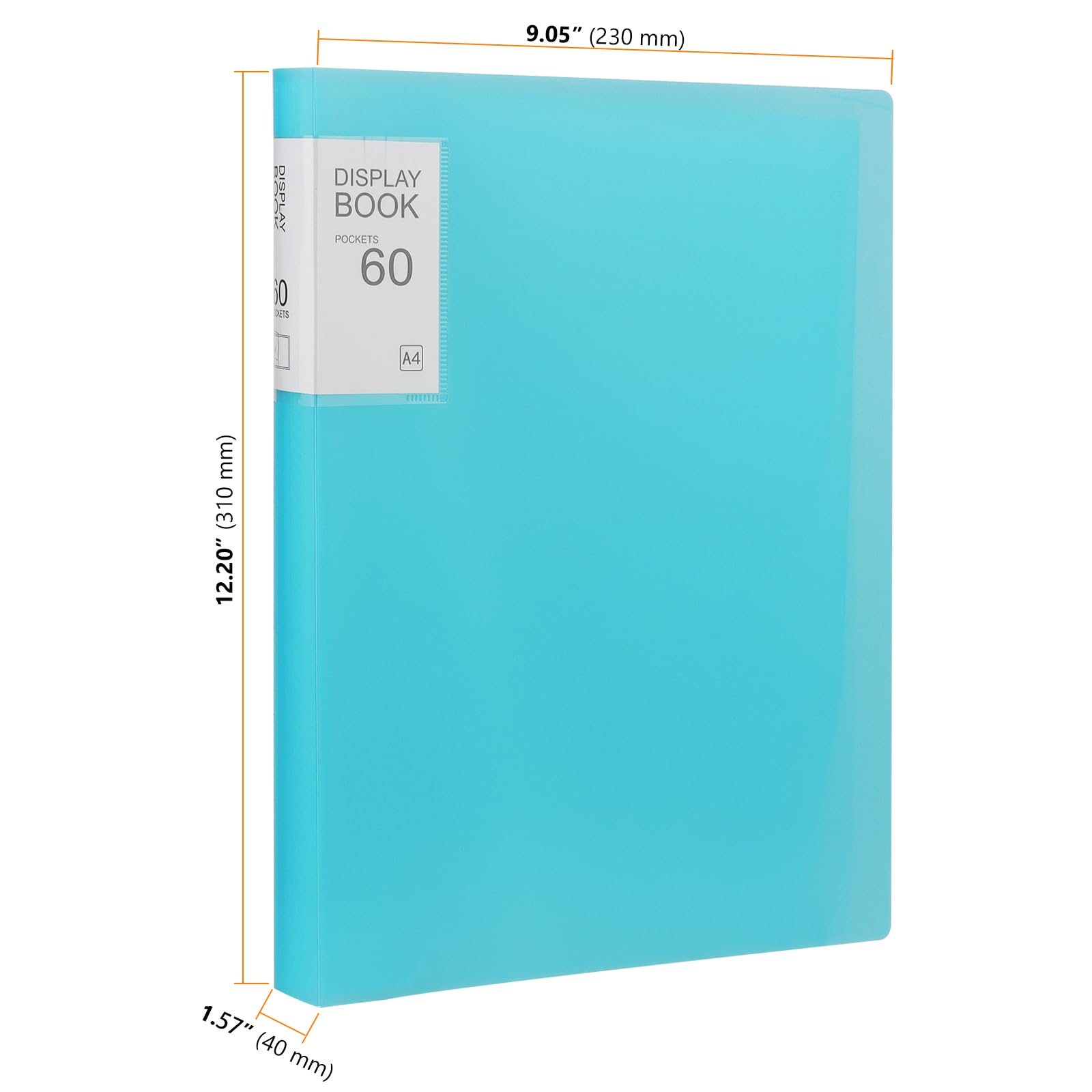 SEUNMUK 6 Pack A4 Display Folder, 60 Pockets Project Folder Display Book - Image 2