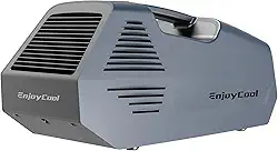 Ar condicionado portátil, ar-condicionado para barracas, ar condicionado externo, unidade de resfriamento de ar condicionado doméstico 2380BTU, 24 V, 222 W de baixa potência, para barracas de