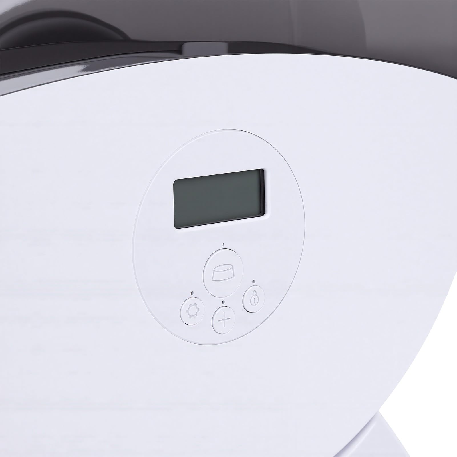 banapoy Comedero Automático Gatos, Dispensador Comida Seca | Temporizado, Control Remoto, Programable Inteligente 2L, Sin Obstrucciones, 2 Fuentes Alimentación, para Gatos Perros