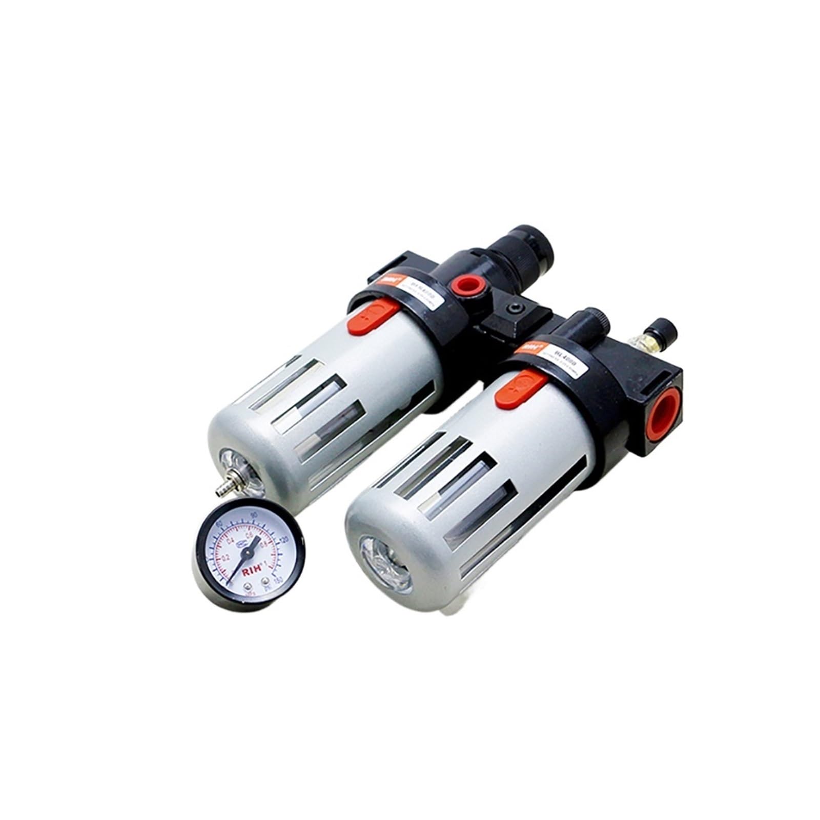 Regolatore del filtro della pressione dell'aria del compressore serie AFC / BFC con unità di combinazioni di flusso del manometro BFC2000 for industria, produzione, macchinari, ecc. ( Size : BFC3000 )