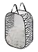Whitmor Pop and Fold Laundry Bag Hamper, Zebra
