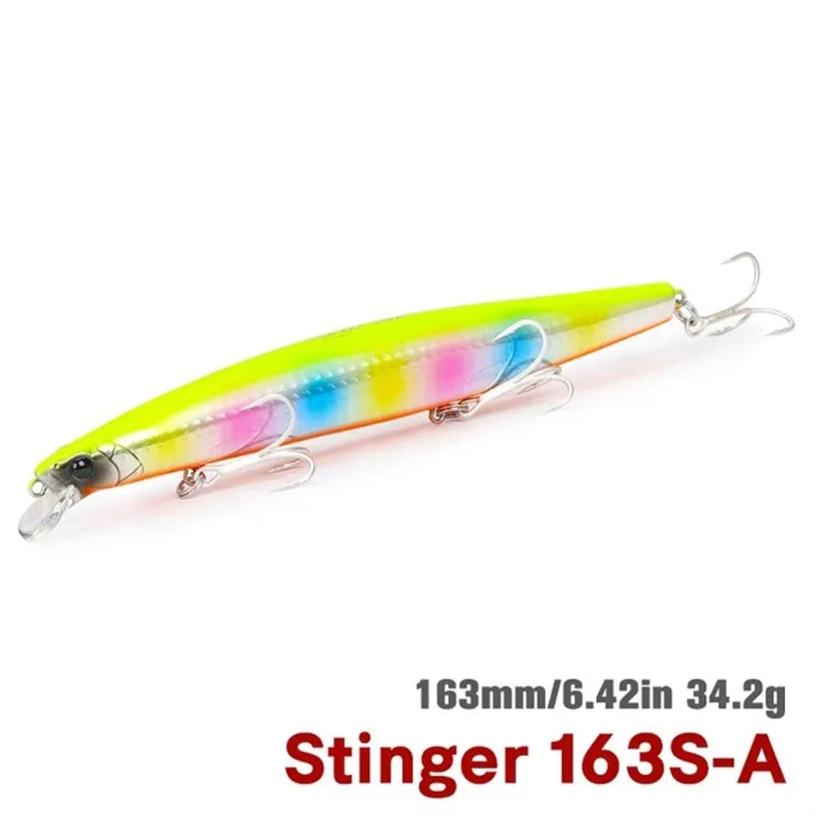 Minnow affondamento di acqua salata ultra lunga 163mm 34.2g esche artificiali esche dure for spigole