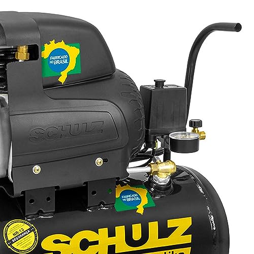 SCHULZ Compressor de Ar de Pistão 2,0 HP 25 Litros 8,6 Pés Pratiko CSI 8,6|25