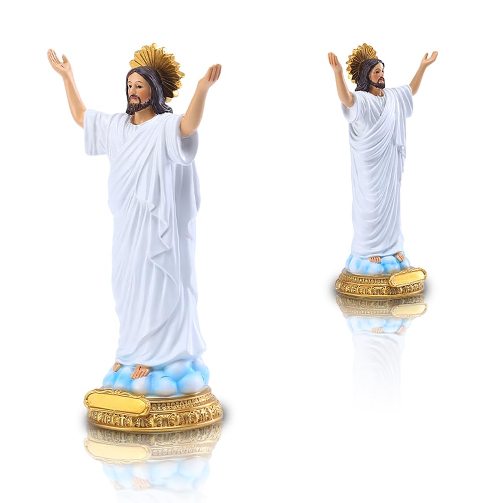 Amazon.co.jp: Shlinnuo 高さ9インチ イエス 復活したキリストの祝福