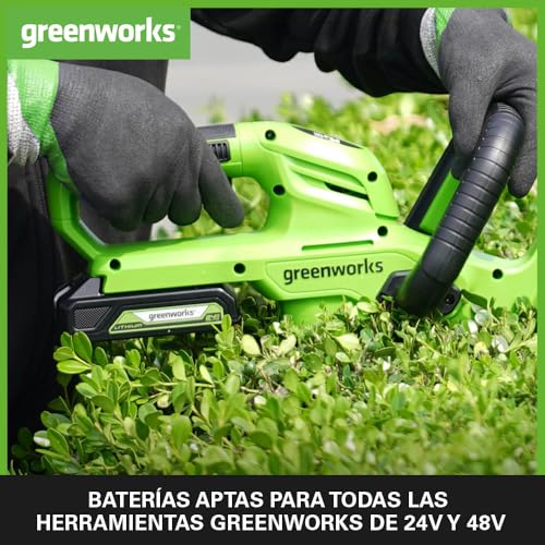 Miniatura 3 de Greenworks Baterías 24v 2ah Y Cargador Doble - Dos Baterías Originales Greenworks 2ah De Iones De Litio Y Cargador Doble, Apto Para Herramientas Eléctricas Y De Jardinería Greenworks 24v - Gsk24b2x