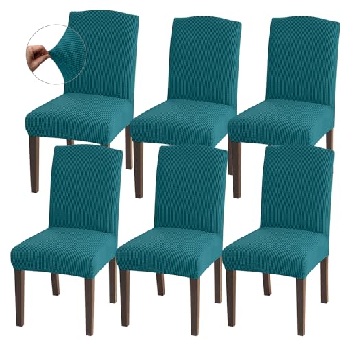 Granbest High Stretch Dining Chair Slipcovers, Universal Fit Jacquard Parson Dining Chair Covers