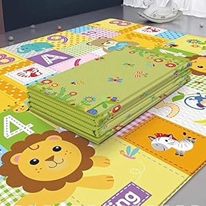 WINIAER Baby Play Mat, Foam Speelmat voor Baby Vloermat Kruipmat Grote Zachte Baby Mat, Extra Dikke (1 cm…