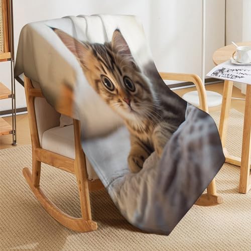 Manta de forro polar para sofá suave 180x200 cm gris para todas las estaciones 5