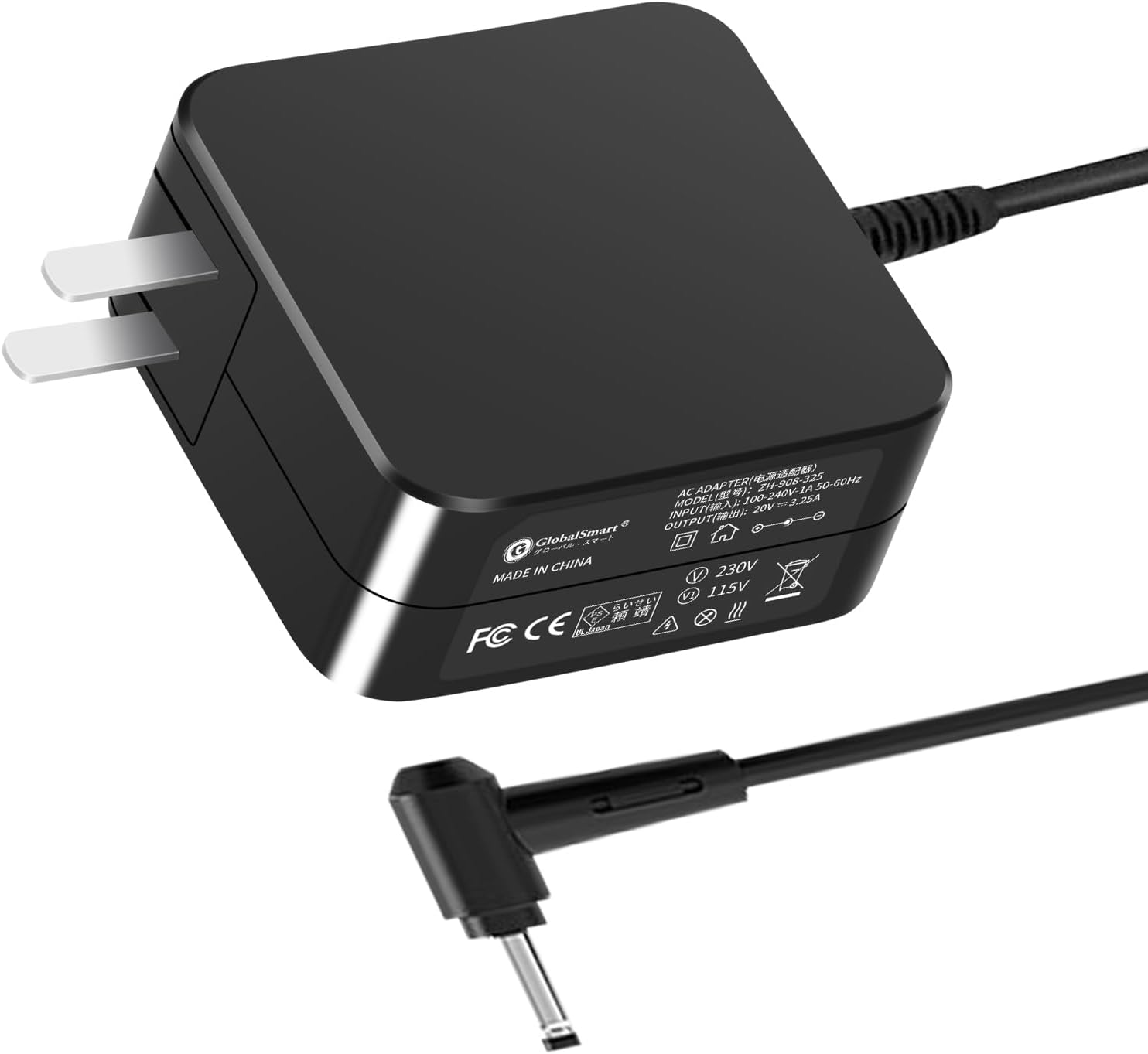 G GLOBALSMART【PSE認証】レノボ に対応 20V 3.25A 65W 交換用充電器 S340-