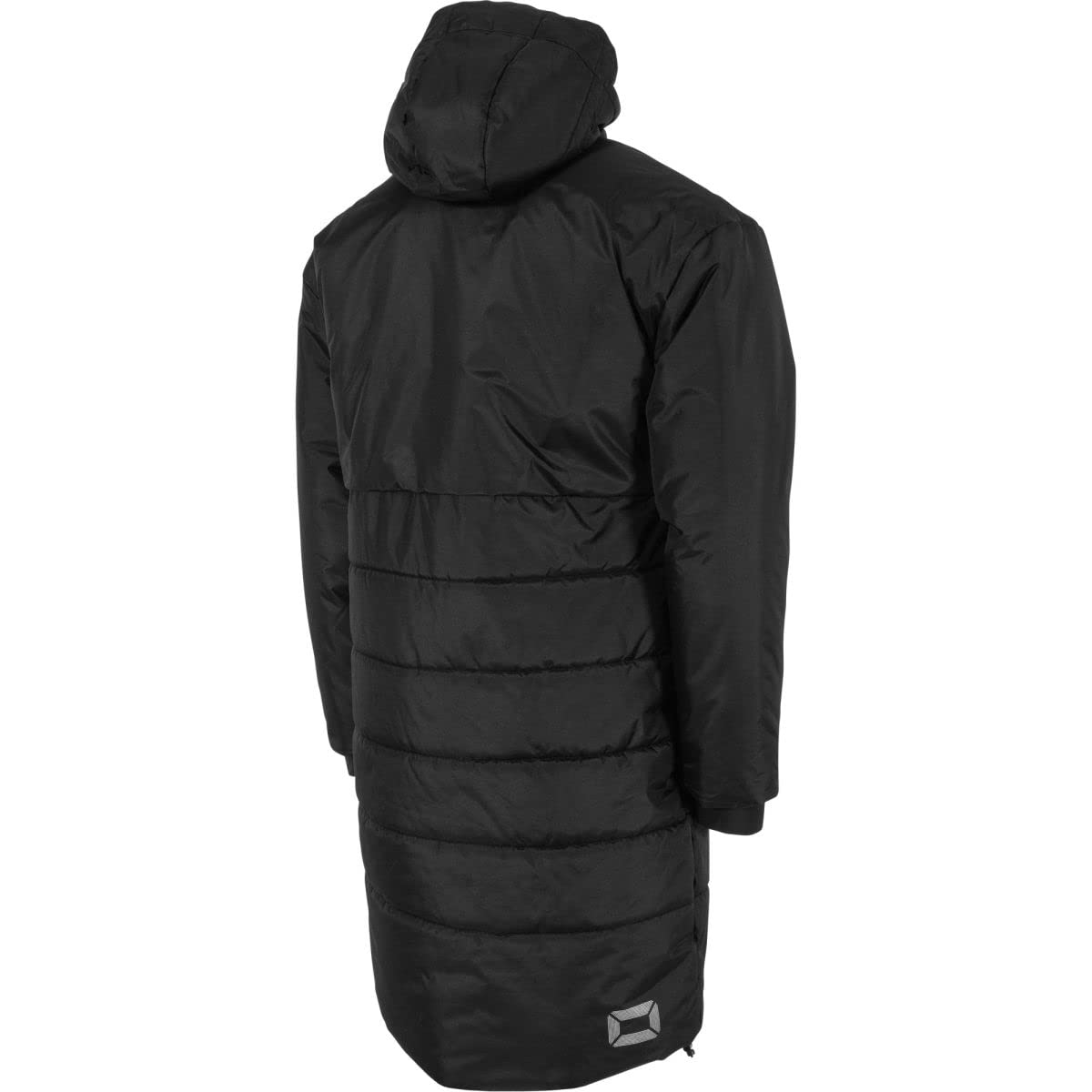 Stanno Chaqueta Prime Long Coach, Chaqueta de Entrenamiento Invierno Cazadora para Hombre y Mujer, Negro, XL