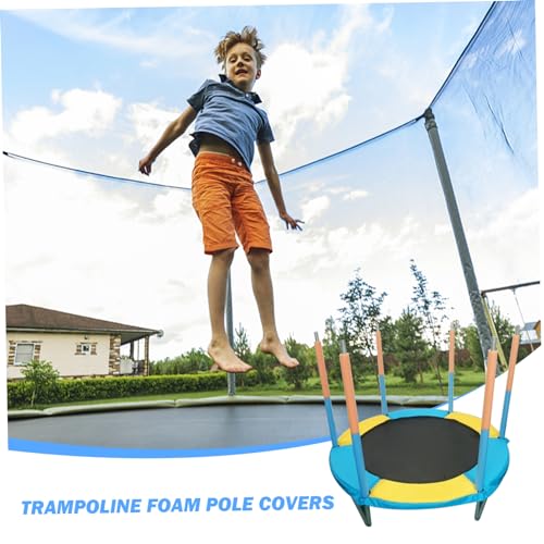 Fundas para postes de trampolín con espuma amortiguadora de repuesto para protección 7