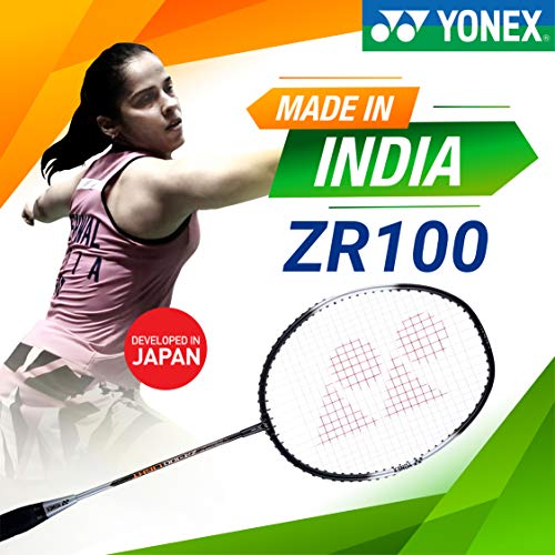 Yonex ZR 100 Light Aluminium Badminton Racquet with Full Cover | Made in India (Black,Pack of 1) (Image - 3)