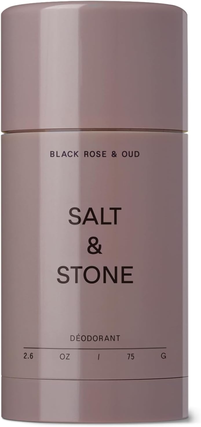 Aluminum Free Deodorant | Extra Strength 48 Hour Protection for Women & Men | Made with Seaweed Extracts, Niacinamide & Prebiotics | Black Rose & Oud