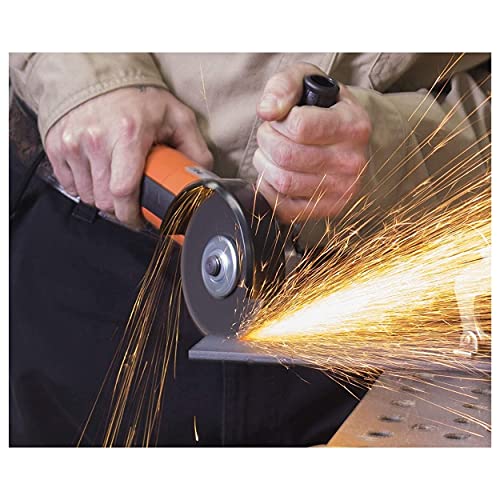 Fein Handy Compact Angle Grinder Tool With 5-8/11" Mounting Thread And 4-1/2" Grinding Wheel - Metal/Plastic, 820 W, 12,500 Rpm - Wsg 7-115 Pt/72223160120 #TOP1