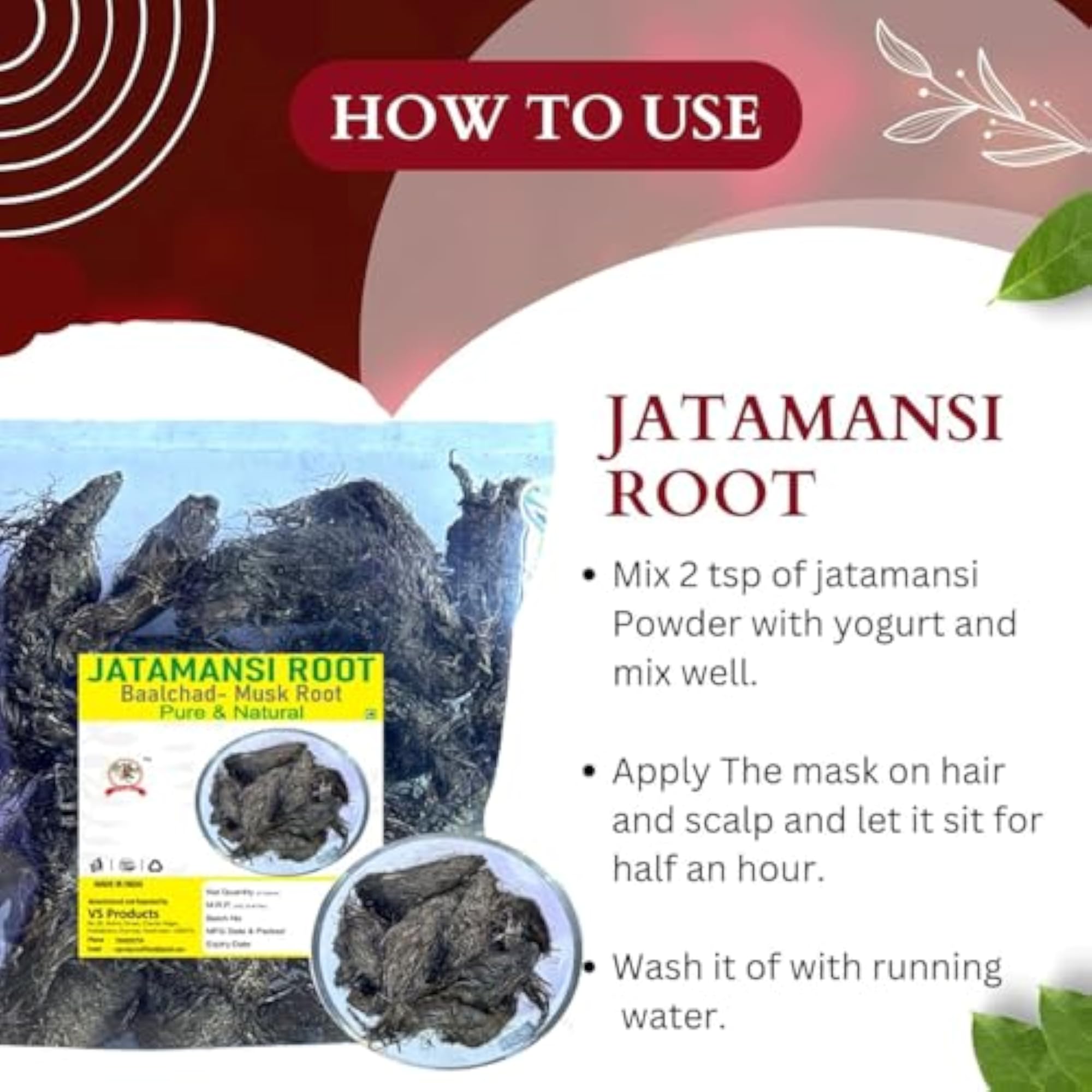 Jatamansi Raw Root for Natural Wellness