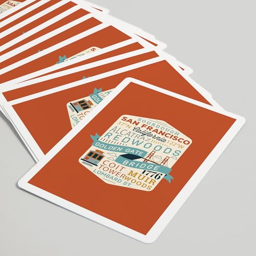 Baraja de Cartas Póker 52 naipes San Francisco miniatura 5