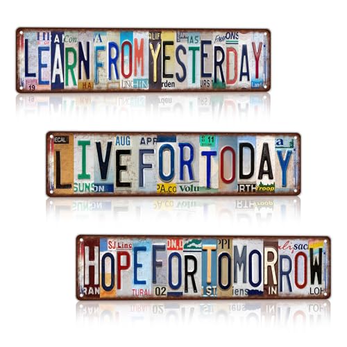 Hope For Tomorrow Learn From Yesterday Live For Today Wall Decor