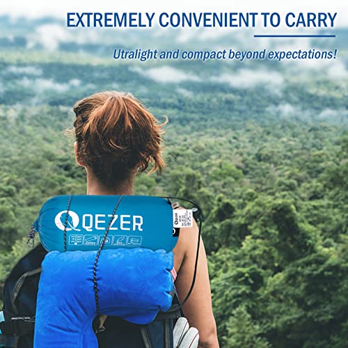 Qezer QDM-260BLUE-US Ultralight Down Sleeping Bag thumb #6