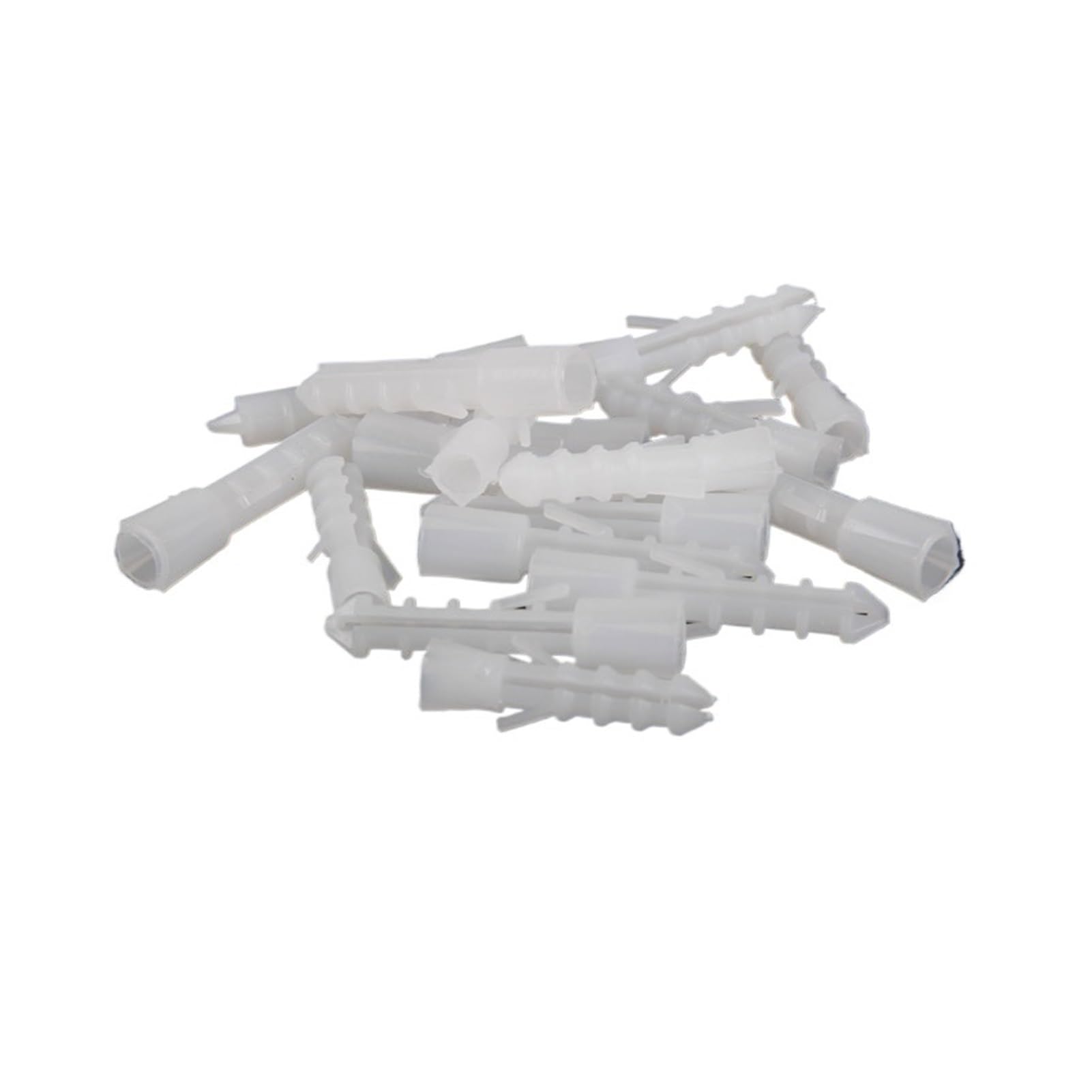 Tornillos de expansión de plástico Anclajes de Expansión Plástico M4-M14 Multicolor 100-200 Uds(White M8 X 40mm,200Pcs)