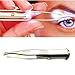 Produktbild Augenbrauenpinzette mit LED-Licht Wimpern Haarentfernung Beleuchtet Professionelle Edelstahl Schräge Spitze Make-up Kosmetik Werkzeug