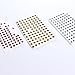 Leadigol 600 Pieces 3D Simulation Fishing Lure Eyes Artificial Holographic Fake Eyes,Fishing Lure Eyes Fishing Tackle Fish Eyes 5mm Eyeball DIY Eyes
