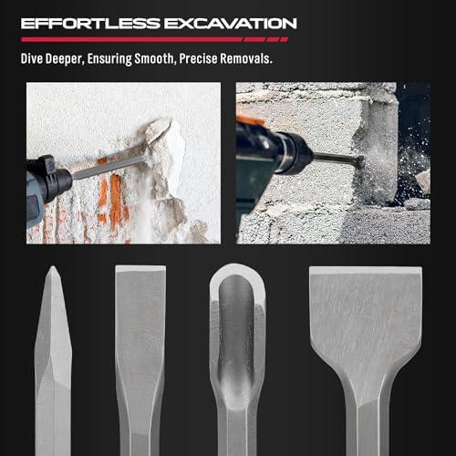 SDSPlus Rotary Hammer Drill Bit Set 17 Piece Heavy