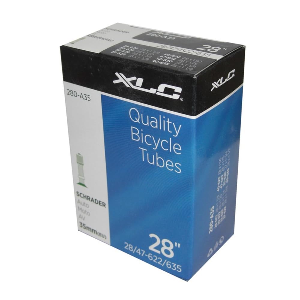 XLC SV 35mm VT-A28 700x28-47c 700c Schrader Valve Bike Inner Tube