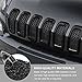 Front Grill Inserts Grille Cover Trim for 2014-2018 Jeep Cherokee (black)