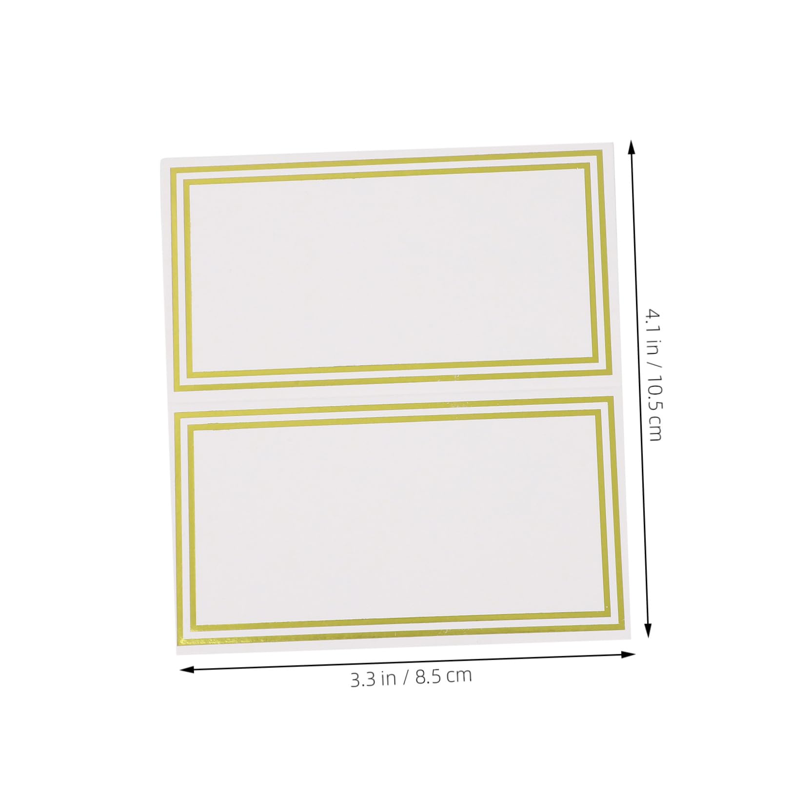 DOITOOL 3 Sätze Tischkarten Mit Bronziertem Design Elegante Namenskarten Für Hochzeiten Und Dinnerpartys Hochwertige Tischdekoration 60 Stück * 3