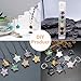 24Pcs Crystal Star Shaped Gemstones Polished Star Pocket Gems Handmade Mini Worry Stones Star for Decoration Meditation and Jewelry DIY