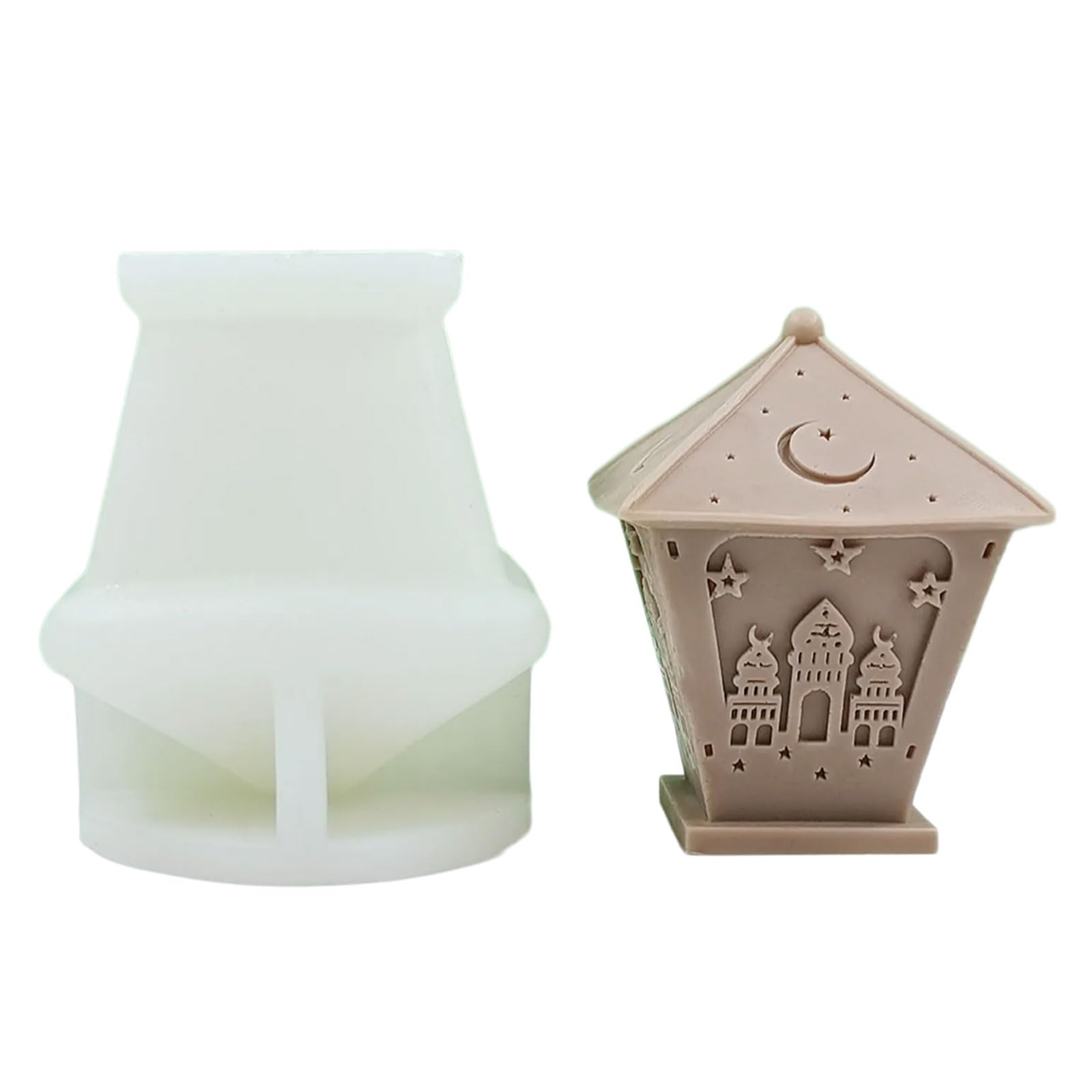 LIUZIKUN 3D Silicone Mould Ramadans Candle Soap Castings Handmade Resins For Eid Decorations